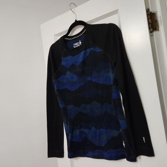 Smartwool Merino Landscape Mountain Print size medium Baselayer - Picture 6 of 10
